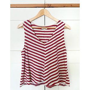 Madewell Chevron Striped Swing Tank